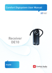 Receiver DE10 - Comfort Audio