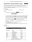 Comdial DX80 Feature Codes