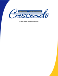 Crescendo Framework Release Notes