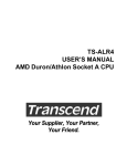 TS-ALR4 USER`S MANUAL AMD Duron/Athlon