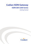 Codian ISDN Gateway ISDN GW 3200 Series