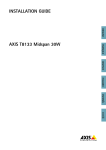 AXIS T8133 Midspan 30W Installation Guide