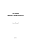 CWP-905 Wireless-N PCI Adapter