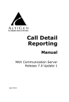 Call Detail Reporting Manual