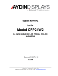 Model CFP24W2 - Aydin Displays