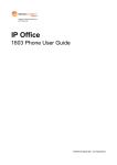 1603 Telephone User Guide