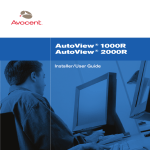 AutoView® 1000R AutoView® 2000R