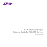 Avid Interplay Engine Failover Guide for AS3000