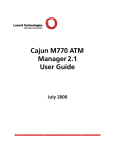 Cajun M770 ATM Manager 2.1