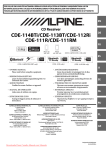 Alpine CDE-113BT User Guide Manual - CaRadio