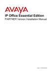 IP Office Essential Edition - PARTNER® Version