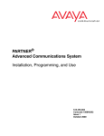 PARTNER Advanced Communications System