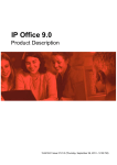 IP Office 9.0 Product Description