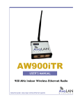 AW900iTR User Manual