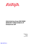 Administering Avaya 9601/9608/ 9608G/9611G