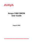 A Using Avaya C460 SMON Dialog Boxes