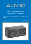 PBT1000 Portable Bluetooth ® Speaker