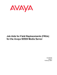 for the Avaya S8500 Media Server