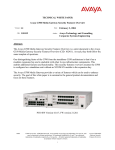 Avaya G700 Media Gateway Security Features