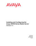 Installing and Configuring the Avaya S8700-Series