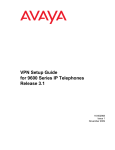 VPN Setup Guide for 9600 Series IP Telephones Release 3.1