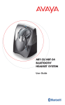 ABT-35/ABT-34 BLUETOOTH&reg; HEADSET SYSTEM