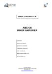 AMC+30 Service Information