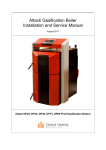 Attack Gasification Boiler Installation Manual