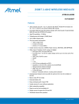 ZigBit 2.4GHz Wireless Modules ATZB-24-A2/B0