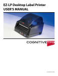 EZ-LP Desktop Label Printer USER`S MANUAL