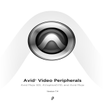 Avid Video Peripherals Guide