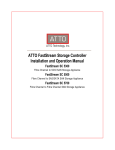 ATTO FastStream Storage Controller Installation and Operation