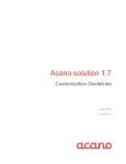 Acano solution R1.7 Customization Guidelines