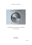 AuDIO ANALOGuE FORTISSIMO INTEGRATED AMPLIFIER