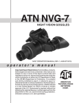 ATN NVG-7 operator`s manual