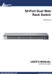 50-Port Dual Web Rack Switch