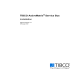 TIBCO ActiveMatrix Service Bus Installation
