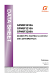 Preliminary GPM8F3232A/3216A/3208A