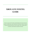 xbox live foxtel guide - Inventorsday