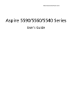 Aspire 5590/5560/5540 Series