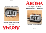 Stainl Grille-pain en acier inoxydable à 4 tranches