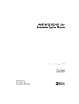 ADSP-BF527 EZ-KIT Lite® Evaluation System Manual