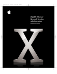 Mac OS X Server (v10.3 or Later): Network Services