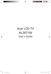 Acer AL2671W 26 in. LCD Television