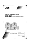 JVC HX-GX7 CD Shelf System