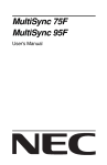 NEC MultiSync 95F (White) 19" CRT Monitor