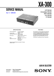 Sony Xa 300 Auxiliary Input Adapter for Unilink