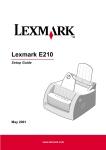 Lexmark E210 Laser Printer