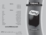 Fellowes Powershred SB