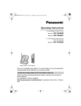 Panasonic GigaRange® KX-TG2621 2.4 GHz Cordless Phone